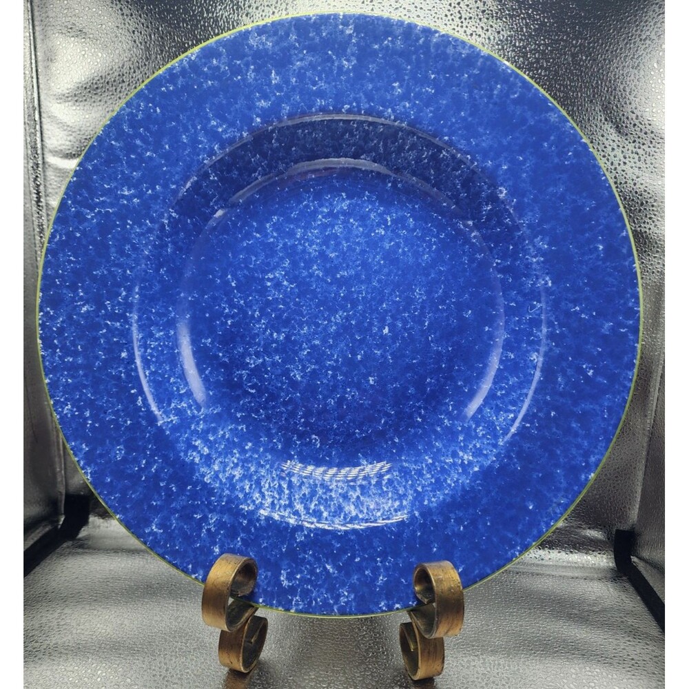 Over & Back Sojourn Sponge Blue Large Pasta Serving Bowl ITALY (READ LISTING!!!)